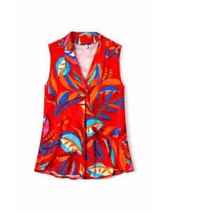 Cable & Gauge Multicolor Abstract Blouse